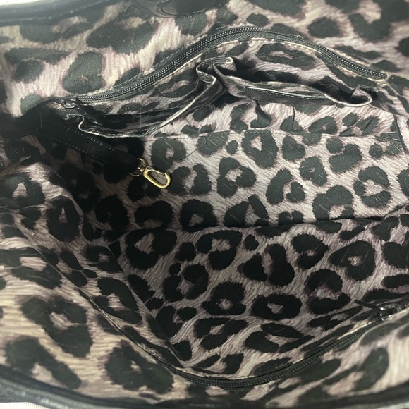 Rare BRIGHTON Floral Madison Rose Nylon Slouch Hobo Shoulder Bag - Picture 6 of 16